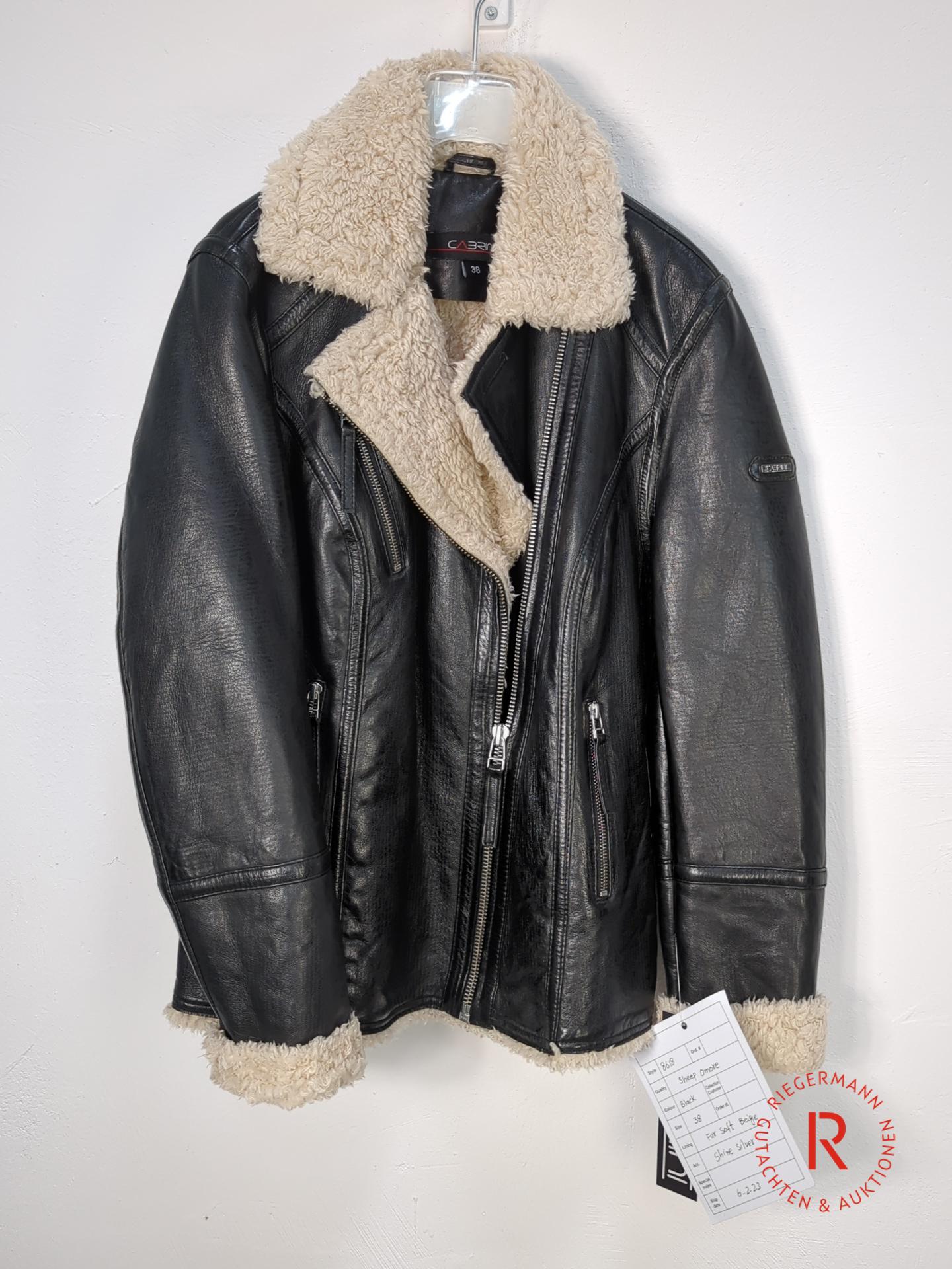 DAMEN LEDERJACKE GRÖSSE 38